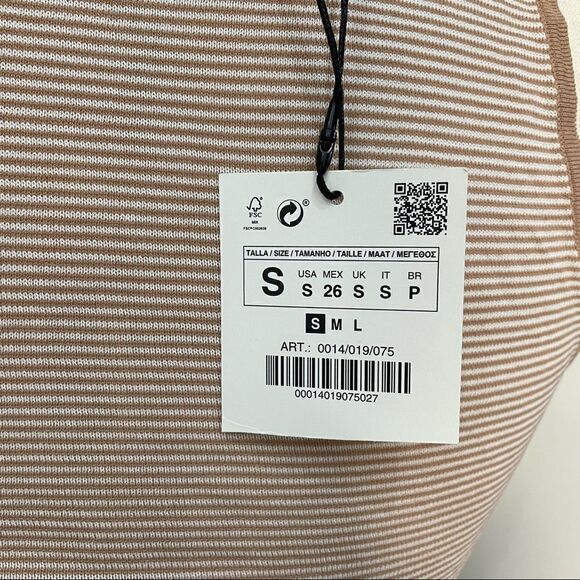Nwt Zara Striped Tank Top Size Small - Picture 6 of 11